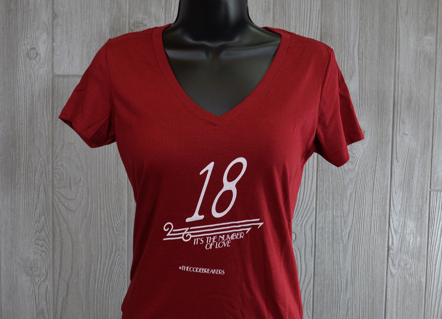 The Number of Love "18" TShirt Roseanna M. White
