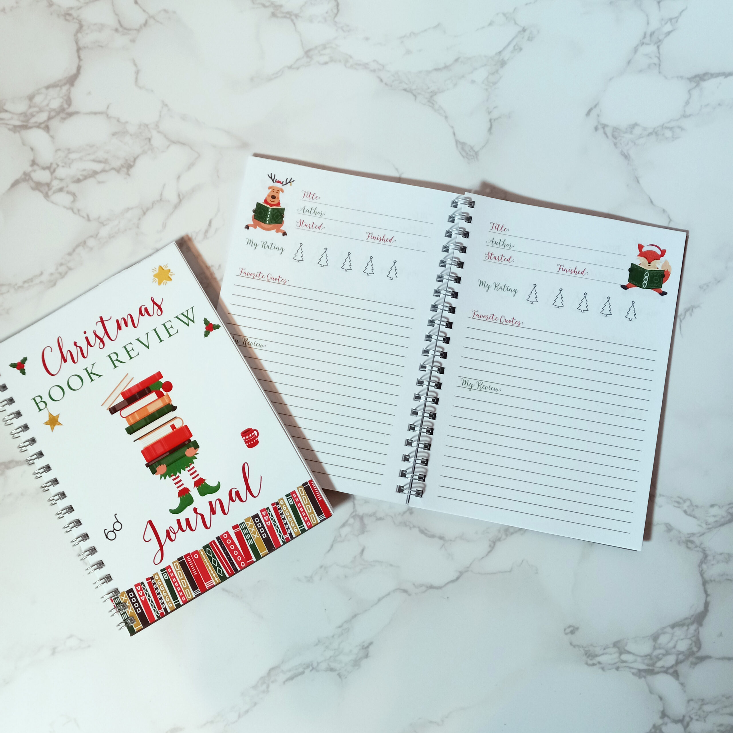 Christmas Book Review Journal - Roseanna M. White